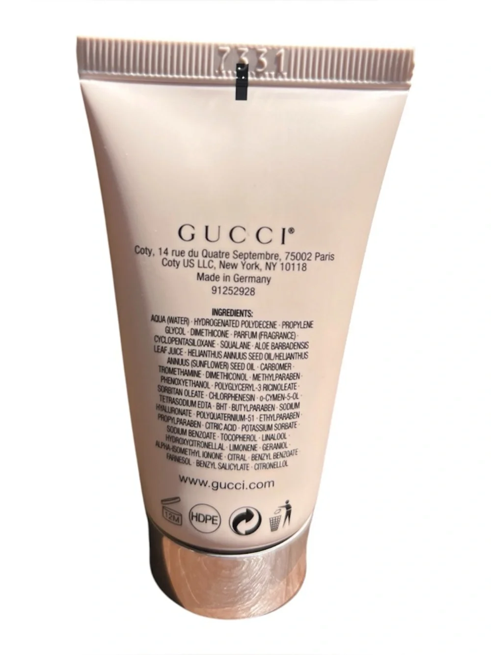 Gucci Bamboo Perfumed Body Lotion - White & Silver (2 x 50 ml)